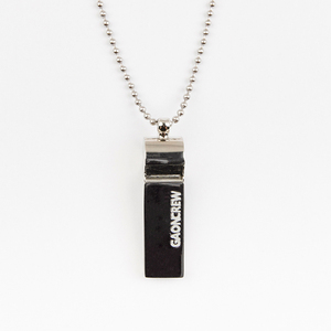 【GAON】GAONCREW 新品 不锈钢电镀符号珠链配件可吹口哨项链配饰
