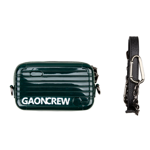 【GAON】GAONCREW国潮 特殊果冻材质迷你行李箱型单肩包挎包 男女